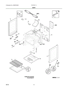 04 - Body parts for Electrolux Range FFGF3017LBH from AppliancePartsPros.com