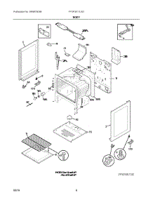 04 - Body parts for Electrolux Range FFGF3017LSG from AppliancePartsPros.com