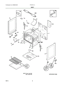 04 - Body parts for Electrolux Range FFGF3017LWF from AppliancePartsPros.com