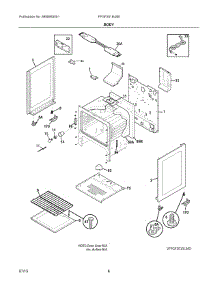 04 - Body parts for Electrolux Range FFGF3019LBB from AppliancePartsPros.com