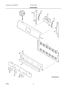 02 - Backguard parts for Electrolux Range FFGF3019LBE from AppliancePartsPros.com