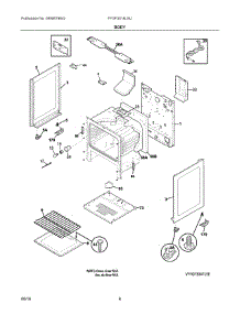 04 - Body parts for Electrolux Range FFGF3019LWJ from AppliancePartsPros.com