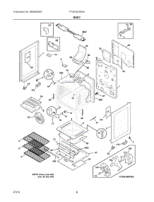 04 - Body parts for Electrolux Range FFGF3024RSA from AppliancePartsPros.com