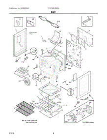 04 - Body parts for Electrolux Range FFGF3024RWA from AppliancePartsPros.com
