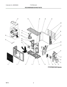 02 - Recommended Spare Parts parts for Electrolux Air Conditioner FFHP092CQ20 from AppliancePartsPros.com