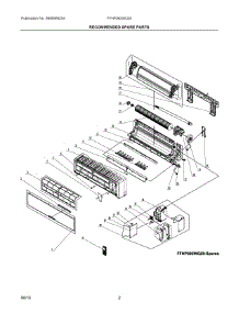 02 - Recommended Spare Parts parts for Electrolux Air Conditioner FFHP092WQ20 from AppliancePartsPros.com