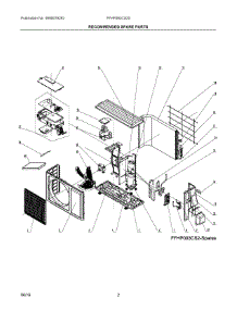 02 - Recommended Spare Parts parts for Electrolux Air Conditioner FFHP093CS20 from AppliancePartsPros.com