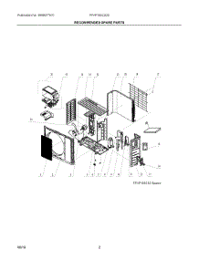 02 - Recommended Spare Parts parts for Electrolux Air Conditioner FFHP183CS20 from AppliancePartsPros.com
