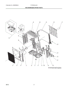 02 - Recommended Spare Parts parts for Electrolux Air Conditioner FFHP362CQ20 from AppliancePartsPros.com