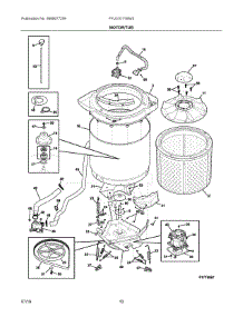06 - Motor / Tub parts for Electrolux Washer Dryer Combo FFLG1011MW3 from AppliancePartsPros.com