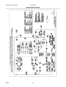 07 - Wiring Diagram Dryer parts for Electrolux Washer Dryer Combo FFLG4033QW1 from AppliancePartsPros.com