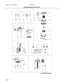 02 - Recommended Spare Parts parts for Electrolux Air Conditioner FFPA05C2R10 from AppliancePartsPros.com