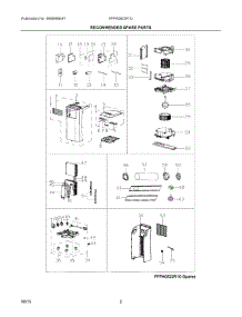 02 - Recommended Spare Parts parts for Electrolux Air Conditioner FFPA0822R10 from AppliancePartsPros.com