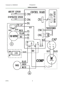 03 - Wiring Diagram parts for Electrolux Air Conditioner FFRA2822R21 from AppliancePartsPros.com