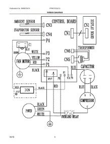 03 - Wiring Diagram parts for Electrolux Air Conditioner FFRE1533S10 from AppliancePartsPros.com