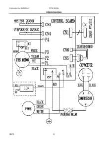 03 - Wiring Diagram parts for Electrolux Air Conditioner FFRE15B3Q11 from AppliancePartsPros.com