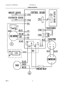 03 - Wiring Diagram parts for Electrolux Air Conditioner FFRE15B3Q14 from AppliancePartsPros.com