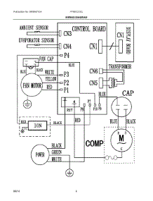 03 - Wiring Diagram parts for Electrolux Air Conditioner FFRE2233Q20 from AppliancePartsPros.com