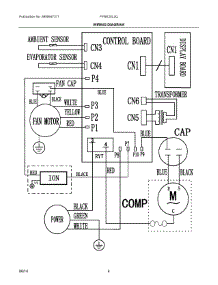 03 - Wiring Diagram parts for Electrolux Air Conditioner FFRE25L3Q21 from AppliancePartsPros.com