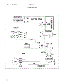 04 - Wiring Diagram parts for Frigidaire Air Conditioner FFRS08C3Q10 from AppliancePartsPros.com