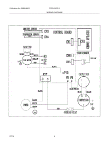 04 - Wiring Diagram parts for Frigidaire Room Air Conditioner FFRS1022Q10 from AppliancePartsPros.com