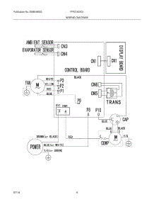 04 - Wiring Diagram parts for Frigidaire Room Air Conditioner FFRZ1033Q11 from AppliancePartsPros.com