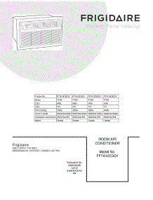 01 - Cover parts for Frigidaire Air Conditioner FFTA10C3Q13 from AppliancePartsPros.com