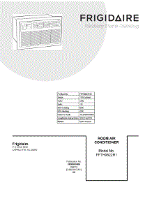 01 - Cover Sheet parts for Electrolux Air Conditioner FFTH0822R10 from AppliancePartsPros.com