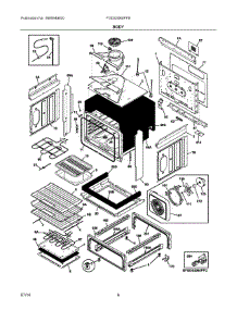04 - Body parts for Electrolux Range FGDS3065PFB from AppliancePartsPros.com