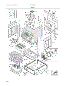 04 - Body parts for Electrolux Range FGDS3065PFJ from AppliancePartsPros.com