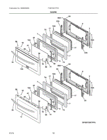 05 - Doors parts for Electrolux Range FGEF302TPFA from AppliancePartsPros.com