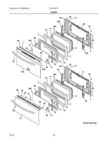 05 - Doors parts for Electrolux Range FGEF302TPWA from AppliancePartsPros.com