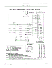 11 - Wiring Diagram parts for Frigidaire Range FGEF306TMFF from AppliancePartsPros.com