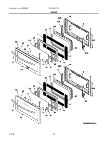 05 - Doors parts for Electrolux Range FGEF306TPFA from AppliancePartsPros.com