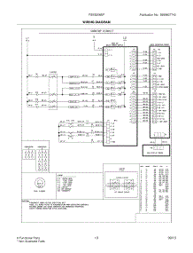 11 - Wiring Diagram parts for Frigidaire Range FGES3065PBA from AppliancePartsPros.com