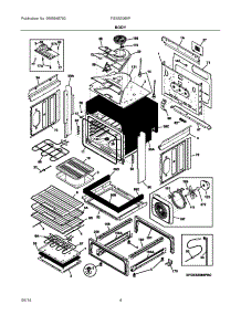 03 - Body parts for Electrolux Range FGES3065PBD from AppliancePartsPros.com