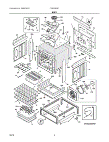 03 - Body parts for Electrolux Range FGES3065PBH from AppliancePartsPros.com