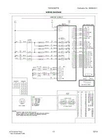 11 - Wiring Diagram parts for Frigidaire Range FGES3065PFB from AppliancePartsPros.com