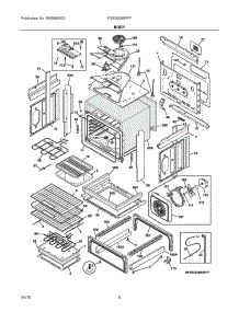 03 - Body parts for Electrolux Range FGES3065PFF from AppliancePartsPros.com