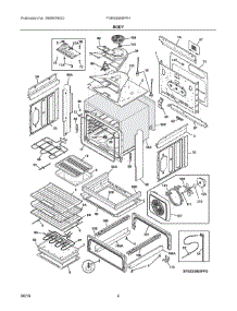 03 - Body parts for Electrolux Range FGES3065PFH from AppliancePartsPros.com