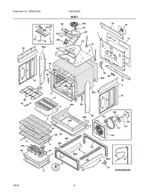 03 - Body parts for Electrolux Range FGES3065PWG from AppliancePartsPros.com
