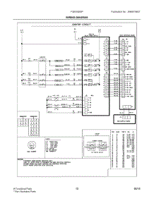07 - Wiring Diagram parts for Electrolux Range FGES3065PWH from AppliancePartsPros.com