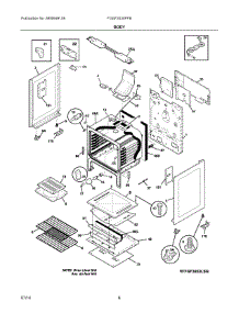 04 - Body parts for Electrolux Range FGGF3030PFB from AppliancePartsPros.com