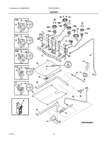 03 - Burner parts for Electrolux Range FGGF3032MFH from AppliancePartsPros.com
