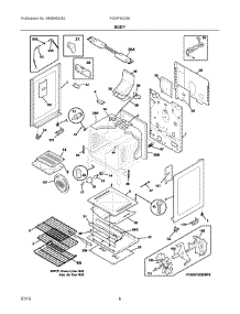 04 - Body parts for Electrolux Range FGGF3032MWE from AppliancePartsPros.com