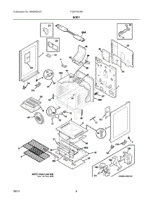 04 - Body parts for Electrolux Range FGGF3035RBA from AppliancePartsPros.com
