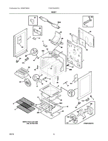 04 - Body parts for Electrolux Range FGGF3045RFC from AppliancePartsPros.com