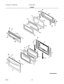 06 - Doors parts for Electrolux Range FGGF304DPFA from AppliancePartsPros.com