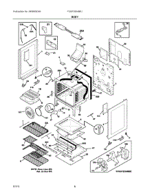 04 - Body parts for Electrolux Range FGGF3054MFJ from AppliancePartsPros.com