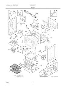 04 - Body parts for Electrolux Range FGGF3058RFB from AppliancePartsPros.com